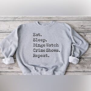 Watch Crime Shows Crewneck